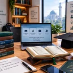 Al-Quran dan perlengkapan belajar untuk persiapan karier profesional