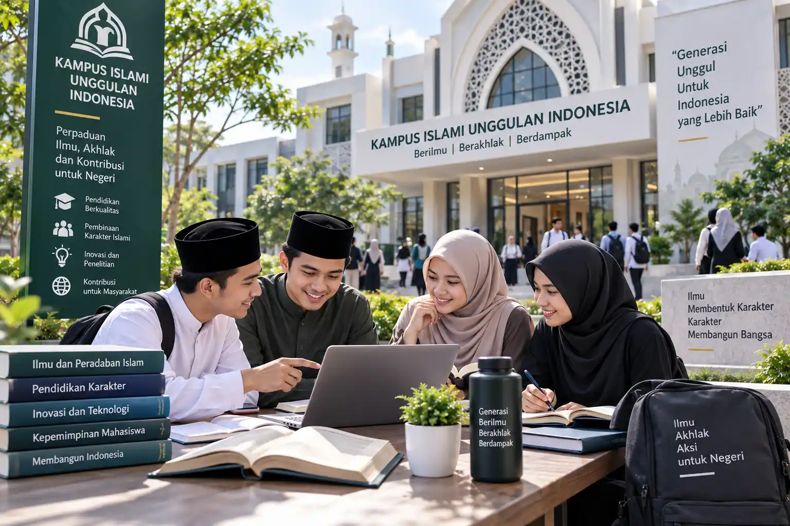 mahasiswa kampus Islami unggulan Indonesia mengembangkan ilmu, karakter, dan keterampilan melalui pembelajaran kolaboratif