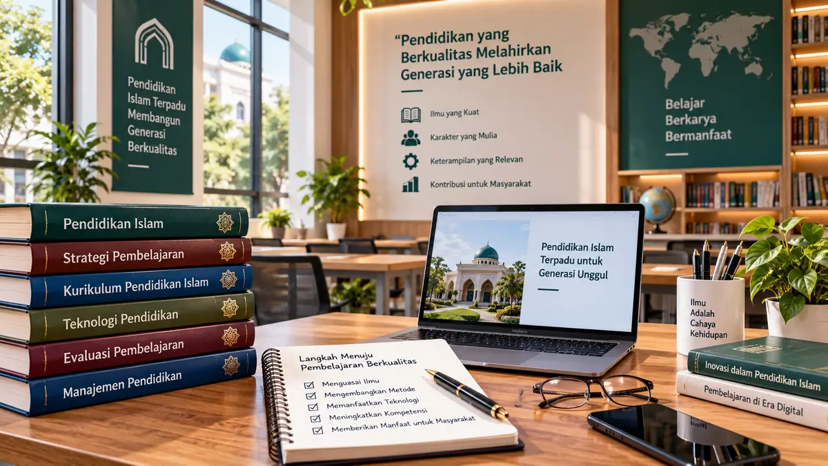 ruang belajar modern untuk mendukung pendidikan Islam terpadu