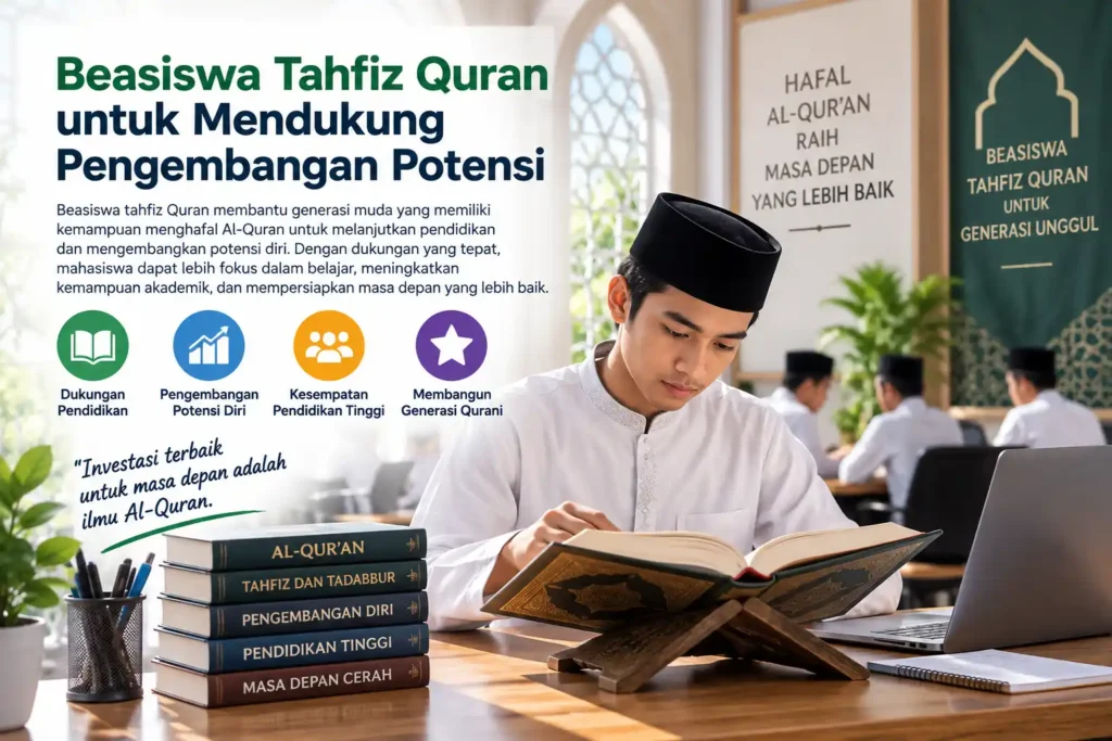 Beasiswa Tahfiz Quran untuk Mendukung Pengembangan Potensi