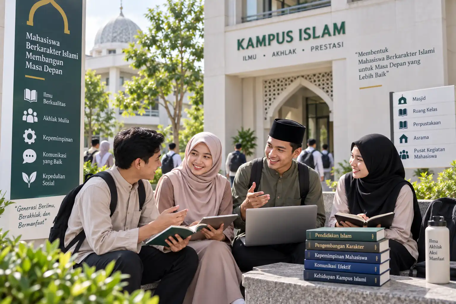 mahasiswa berkarakter Islami dalam kehidupan kampus